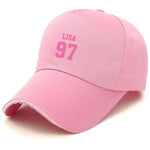 Load image into Gallery viewer, New Fashion Kpop Rose Cap BlackPink Black Pink Baseball Cap LISA JISOO JENNIE Snapback Hip Hop Dad Cap Hats Men/Women Summer Hat
