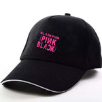 Load image into Gallery viewer, New Fashion Kpop Rose Cap BlackPink Black Pink Baseball Cap LISA JISOO JENNIE Snapback Hip Hop Dad Cap Hats Men/Women Summer Hat
