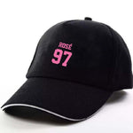 Load image into Gallery viewer, New Fashion Kpop Rose Cap BlackPink Black Pink Baseball Cap LISA JISOO JENNIE Snapback Hip Hop Dad Cap Hats Men/Women Summer Hat
