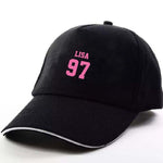Load image into Gallery viewer, New Fashion Kpop Rose Cap BlackPink Black Pink Baseball Cap LISA JISOO JENNIE Snapback Hip Hop Dad Cap Hats Men/Women Summer Hat
