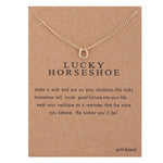 Load image into Gallery viewer, New Trendy Alloy Cute Elegant Sun Love Star Leaves Clover Unicorn Luck Pendant Necklaces for Women Fashion Accessories Jewelry
