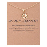 Load image into Gallery viewer, New Trendy Alloy Cute Elegant Sun Love Star Leaves Clover Unicorn Luck Pendant Necklaces for Women Fashion Accessories Jewelry
