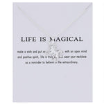 Load image into Gallery viewer, New Trendy Alloy Cute Elegant Sun Love Star Leaves Clover Unicorn Luck Pendant Necklaces for Women Fashion Accessories Jewelry

