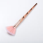 Load image into Gallery viewer, FLD  Professional Makeup Brush Diamond  Face Fan Powder Brush High Quality Makeup Tool Blush Kit
