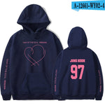 Load image into Gallery viewer, JIMIN J-HOPE JUNG KOOK SUGA New album Map Of The Soul Persona Print Hoodies Sweatshirts Women/men Fashion Thin/Fleece Clothes
