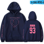 Load image into Gallery viewer, JIMIN J-HOPE JUNG KOOK SUGA New album Map Of The Soul Persona Print Hoodies Sweatshirts Women/men Fashion Thin/Fleece Clothes
