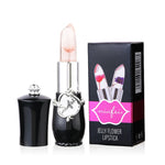 Load image into Gallery viewer, Waterproof Lip Stick Moisturizer Long-lasting Lipstick Transparent Jelly Flower Makeup Temperature Changed Color Lip Pink TSLM1

