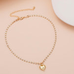 Load image into Gallery viewer, Ingemark Korean Sweet Love Heart Choker Necklace Statement Girlfriend Gift Cute Silver Color Necklace Jewelry Collier Femme 2020
