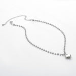 Load image into Gallery viewer, Ingemark Korean Sweet Love Heart Choker Necklace Statement Girlfriend Gift Cute Silver Color Necklace Jewelry Collier Femme 2020
