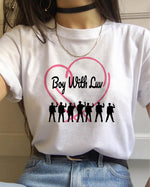 Load image into Gallery viewer, Multiple K-pop Blackpink Ateez T Shirt Women TXT Twice Tshirt Kpop Boy with Luv Tees T-shirt Female Nct127
