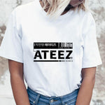 Load image into Gallery viewer, Multiple K-pop Blackpink Ateez T Shirt Women TXT Twice Tshirt Kpop Boy with Luv Tees T-shirt Female Nct127
