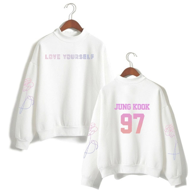 suga 93 loveyourself bangtan sweatshirt love yourself rapmonster 94 Women's sweatshirt harajuku kpop bangtan Hope World Poc