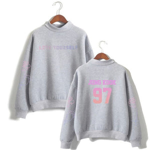 suga 93 loveyourself bangtan sweatshirt love yourself rapmonster 94 Women's sweatshirt harajuku kpop bangtan Hope World Poc