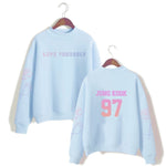 Load image into Gallery viewer, suga 93 loveyourself bangtan sweatshirt love yourself rapmonster 94 Women&#39;s sweatshirt harajuku kpop bangtan Hope World Poc
