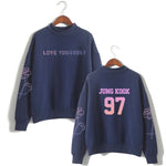 Load image into Gallery viewer, suga 93 loveyourself bangtan sweatshirt love yourself rapmonster 94 Women&#39;s sweatshirt harajuku kpop bangtan Hope World Poc
