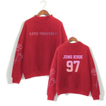 Load image into Gallery viewer, suga 93 loveyourself bangtan sweatshirt love yourself rapmonster 94 Women&#39;s sweatshirt harajuku kpop bangtan Hope World Poc
