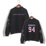 Load image into Gallery viewer, suga 93 loveyourself bangtan sweatshirt love yourself rapmonster 94 Women&#39;s sweatshirt harajuku kpop bangtan Hope World Poc
