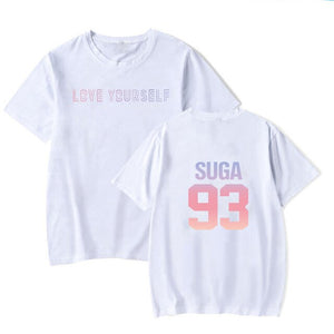 suga 93 loveyourself bangtan sweatshirt love yourself rapmonster 94 Women's sweatshirt harajuku kpop bangtan Hope World Poc