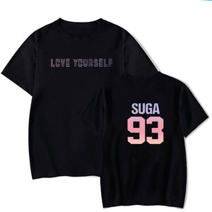 suga 93 loveyourself bangtan sweatshirt love yourself rapmonster 94 Women's sweatshirt harajuku kpop bangtan Hope World Poc
