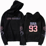 Load image into Gallery viewer, suga 93 loveyourself bangtan sweatshirt love yourself rapmonster 94 Women&#39;s sweatshirt harajuku kpop bangtan Hope World Poc
