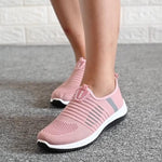 Load image into Gallery viewer, Women Flat Shoes Knit Woman Casual Slip On Vulcanized Shoes Female Mesh Soft Breathable Women's Footwear For Ladies Sneaker
