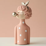 Load image into Gallery viewer, Bubble Girl Modern Sweet Young Girl figurines Resin Art Wedding Birthday Home Decoration Accessories Fairy Gift table top décor

