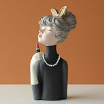Load image into Gallery viewer, Bubble Girl Modern Sweet Young Girl figurines Resin Art Wedding Birthday Home Decoration Accessories Fairy Gift table top décor
