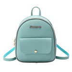Load image into Gallery viewer, Mini Backpack Women PU Leather Shoulder Bag For Teenage Girls Kids Fashion New Small Bagpack Female Ladies School Backpack
