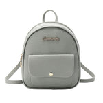 Load image into Gallery viewer, Mini Backpack Women PU Leather Shoulder Bag For Teenage Girls Kids Fashion New Small Bagpack Female Ladies School Backpack
