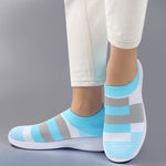 Load image into Gallery viewer, Vulcanized Shoes Sneakers Women Trainers Knitted Sneakers Ladies Slip-on Sock Shoes Sparkly Crystal Zapatillas Mujer Casual
