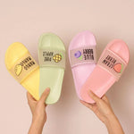 Load image into Gallery viewer, 2020 Summer Slippers Shoes Women cute Fruit Jelly Color Transparent open Toe Flip Flops Clear Outdoor Beach Slides Sandals
