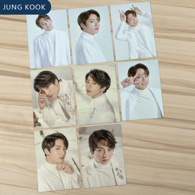 KPOP 8pcs/set Bangtan Boys Map Of The Soul Tour LOMO Card Photocard JUNG KOOK JIMIN JIN SUGA J-HOPE Fans Collection