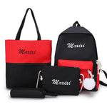 Load image into Gallery viewer, Litthing 4Pcs/set Women School Backpacks Schoolbag For Teenagers Girls Student Book Bag Boys Satchel Bolsas Mochilas Sac A Dos
