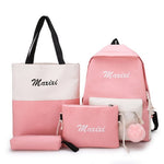 Load image into Gallery viewer, Litthing 4Pcs/set Women School Backpacks Schoolbag For Teenagers Girls Student Book Bag Boys Satchel Bolsas Mochilas Sac A Dos
