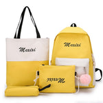 Load image into Gallery viewer, Litthing 4Pcs/set Women School Backpacks Schoolbag For Teenagers Girls Student Book Bag Boys Satchel Bolsas Mochilas Sac A Dos
