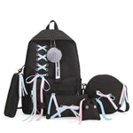Load image into Gallery viewer, Litthing 4Pcs/set Women School Backpacks Schoolbag For Teenagers Girls Student Book Bag Boys Satchel Bolsas Mochilas Sac A Dos
