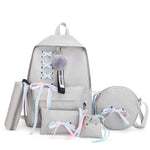 Load image into Gallery viewer, Litthing 4Pcs/set Women School Backpacks Schoolbag For Teenagers Girls Student Book Bag Boys Satchel Bolsas Mochilas Sac A Dos
