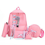 Load image into Gallery viewer, Litthing 4Pcs/set Women School Backpacks Schoolbag For Teenagers Girls Student Book Bag Boys Satchel Bolsas Mochilas Sac A Dos

