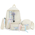 Load image into Gallery viewer, Litthing 4Pcs/set Women School Backpacks Schoolbag For Teenagers Girls Student Book Bag Boys Satchel Bolsas Mochilas Sac A Dos
