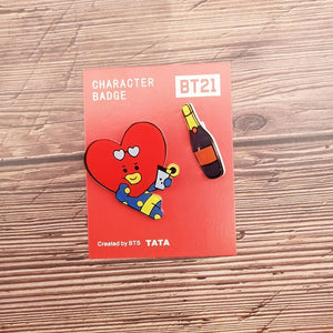 Cartoon Icons Enamel Pins Kpop Bangtan Summer Beach Swimming Series Badge Buttons Brooches For Men Women Lapel Pins Accessories