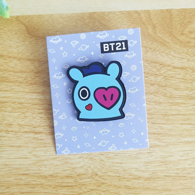 Cartoon Icons Enamel Pins Kpop Bangtan Summer Beach Swimming Series Badge Buttons Brooches For Men Women Lapel Pins Accessories