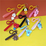 Load image into Gallery viewer, Bangtan Korean Style Cute Cartoon Animals Keychain Key Ring Gift For Women Girls Bag Pendant Key Chains Sleutelhanger Chavei A1
