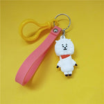 Load image into Gallery viewer, Bangtan Korean Style Cute Cartoon Animals Keychain Key Ring Gift For Women Girls Bag Pendant Key Chains Sleutelhanger Chavei A1
