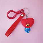 Load image into Gallery viewer, Bangtan Korean Style Cute Cartoon Animals Keychain Key Ring Gift For Women Girls Bag Pendant Key Chains Sleutelhanger Chavei A1

