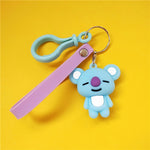 Load image into Gallery viewer, Bangtan Korean Style Cute Cartoon Animals Keychain Key Ring Gift For Women Girls Bag Pendant Key Chains Sleutelhanger Chavei A1
