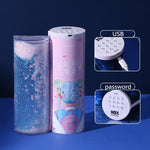 Load image into Gallery viewer, Translucent Quicksand Pencil Case Kawaii NBX Solar Calculator Pencil Box Estojo Escolar School Supplies Password Estuche Escolar
