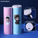 Load image into Gallery viewer, Translucent Quicksand Pencil Case Kawaii NBX Solar Calculator Pencil Box Estojo Escolar School Supplies Password Estuche Escolar
