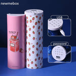 Load image into Gallery viewer, Translucent Quicksand Pencil Case Kawaii NBX Solar Calculator Pencil Box Estojo Escolar School Supplies Password Estuche Escolar
