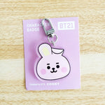 Load image into Gallery viewer, Kpop Bngtang Boys Cartoon Characters Keychain For Women Men Acrylic Cute Animal Charm Pendant Keyrings Accessories
