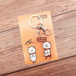 Load image into Gallery viewer, KPOP Acrylic Pendent Keychain Korean Band Cute Animal Figure Acrylic Pendent Keyring Accessories
